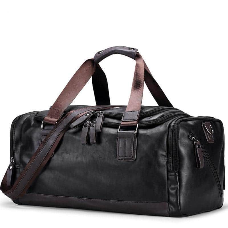 sac de voyage sport pour homme en simili cuir