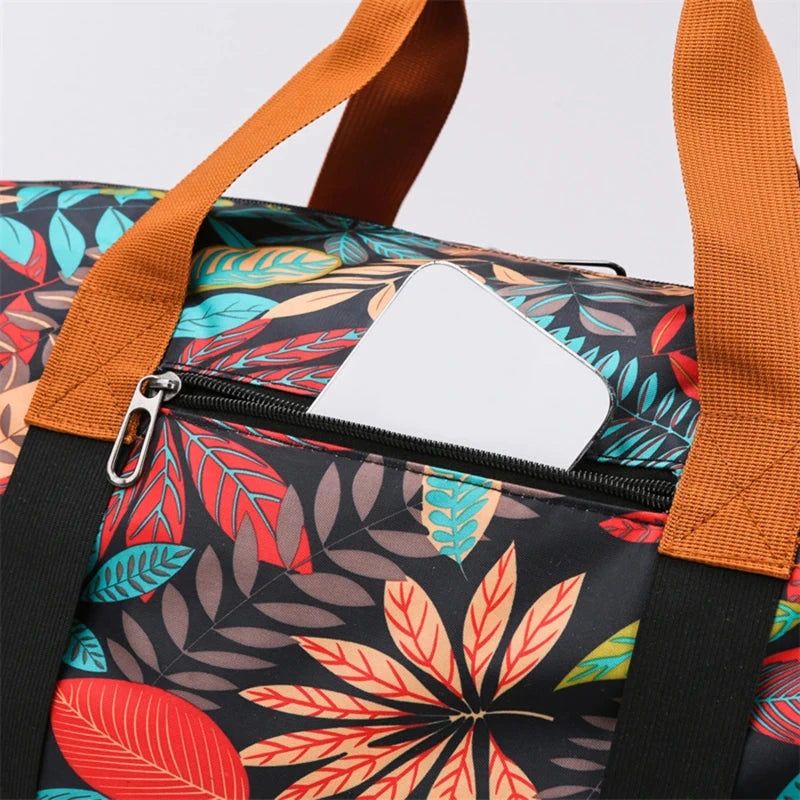 sac de voyage style floral