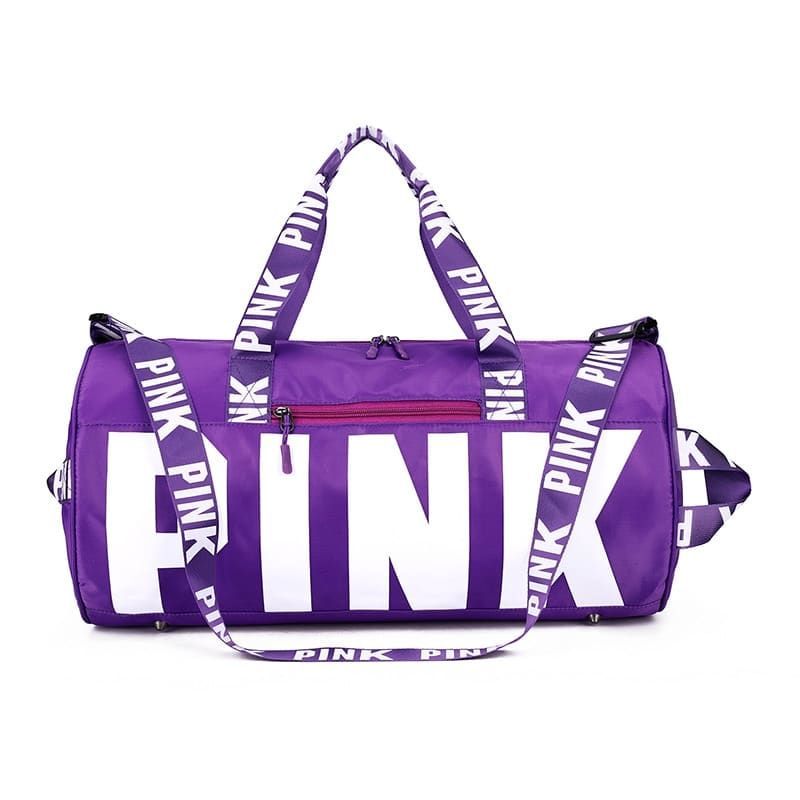sac de week-end PINK en nylon