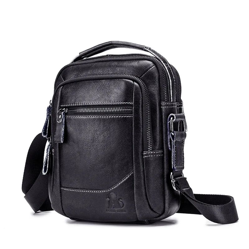 sac en cuir bandoulière homme style vintage