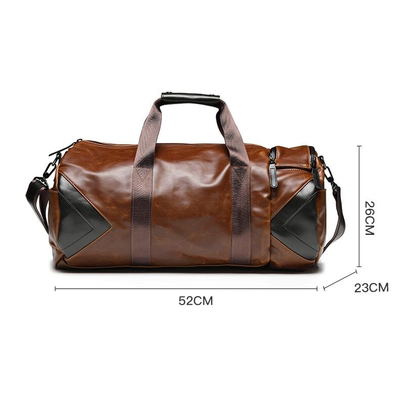 sac en cuir marron