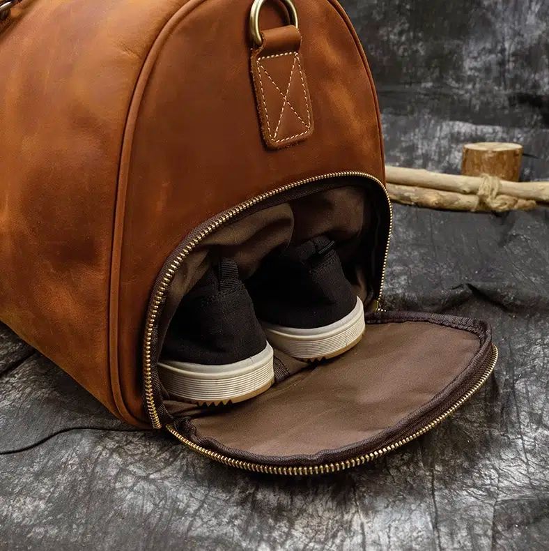 sac en cuir pour le voyage