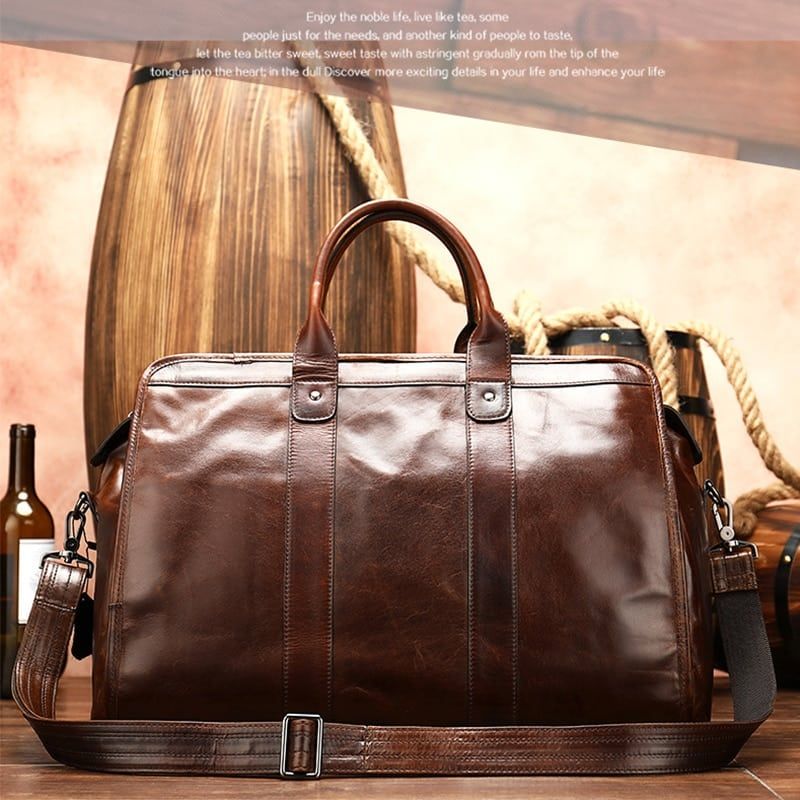 sac en cuir pour voyage chic