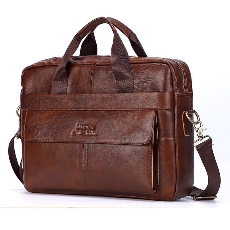 sac en cuir véritable à bandoulière