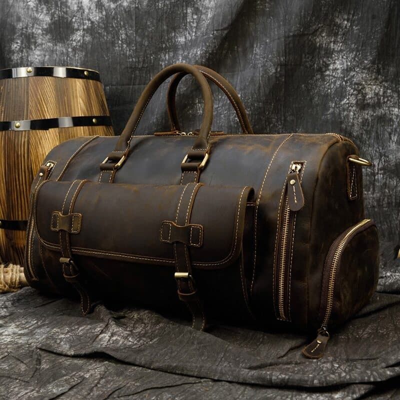 sac en cuir vintage pour le voyage