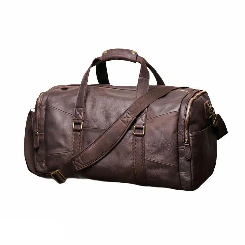 sac en cuir vintage pour voyage