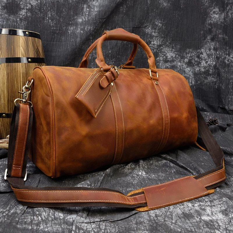 sac en cuir weekender