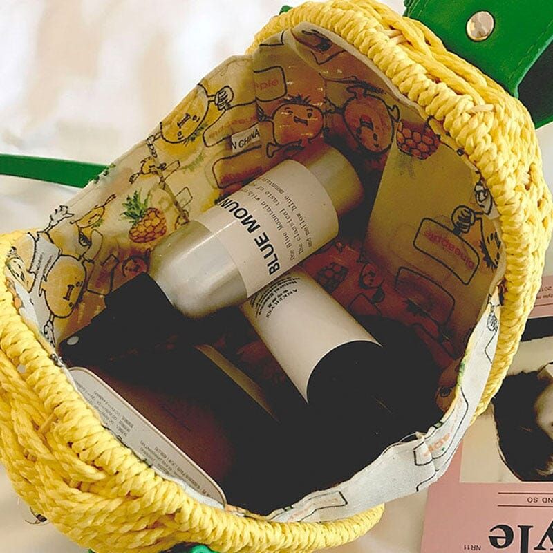 sac en toile ananas
