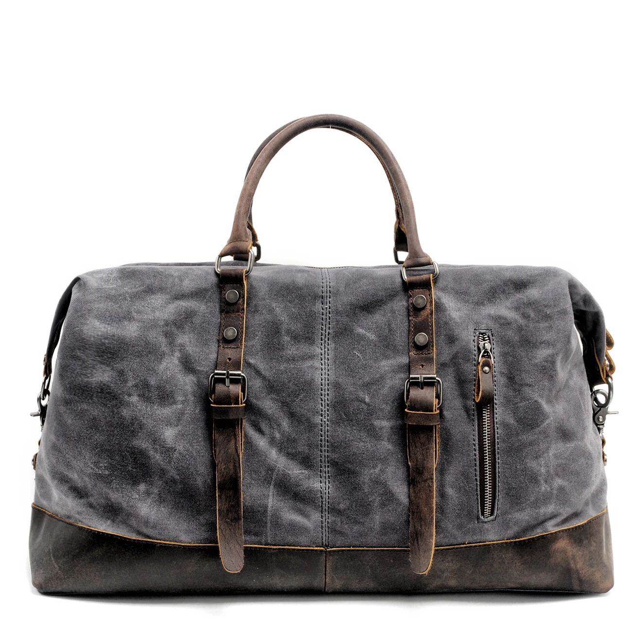 sac en toile et cuir