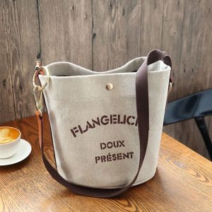 sac en toile type seau pour femme