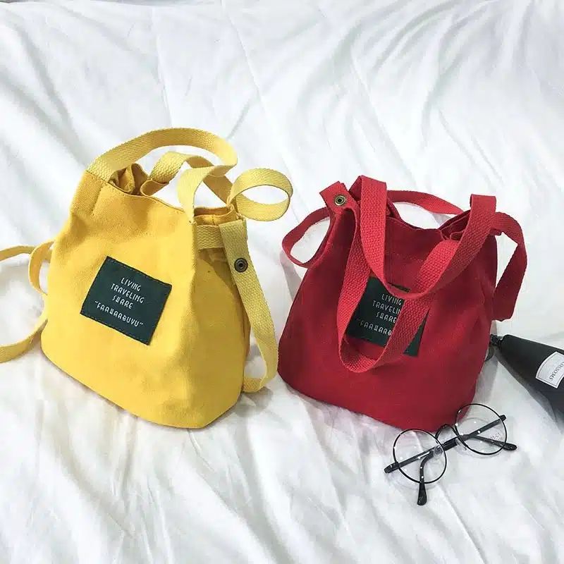 sac en toile velours côtelé
