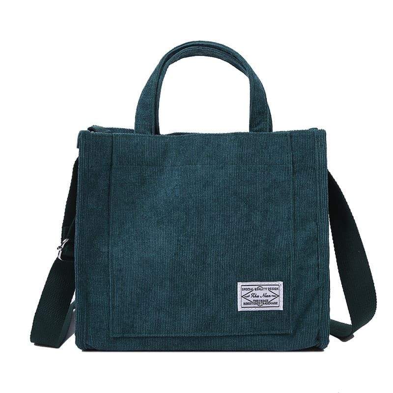 sac en velours côtelé élégant pour femmes