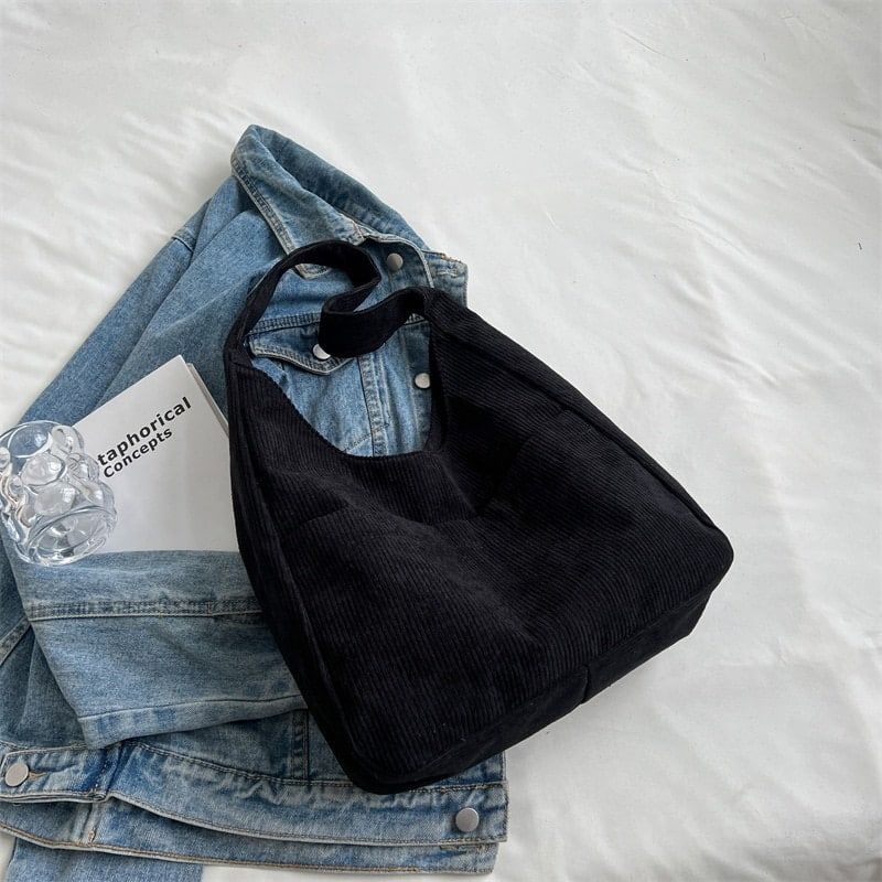 sac en velours côtelé pour femme