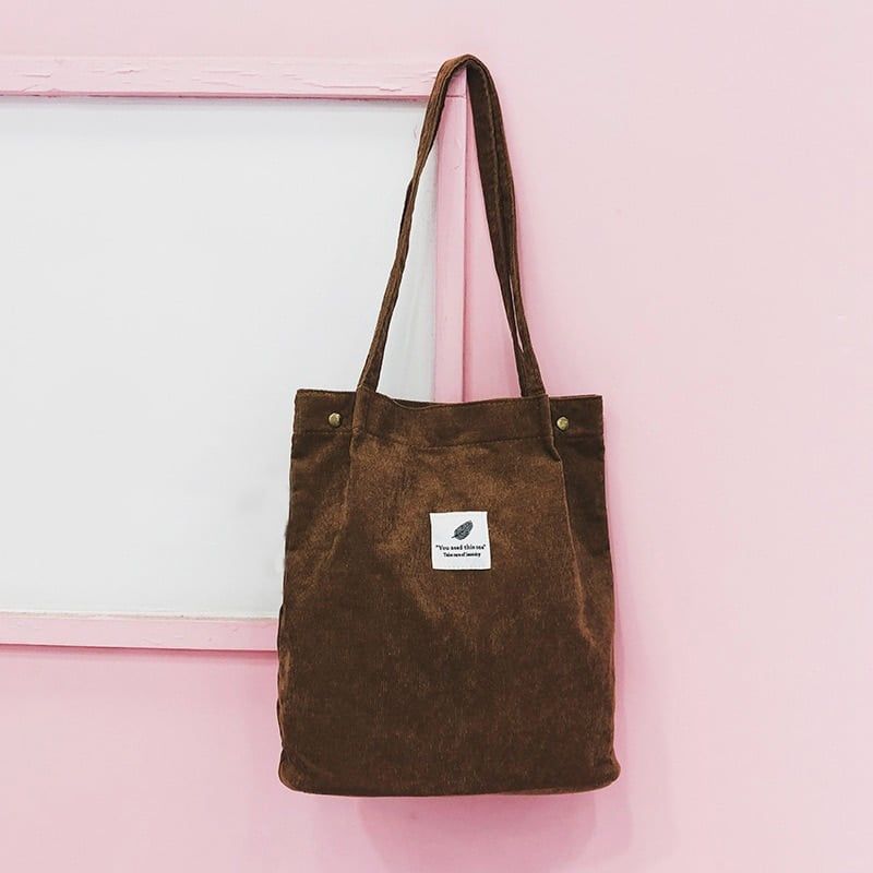 sac en velours côtelé pour femmes