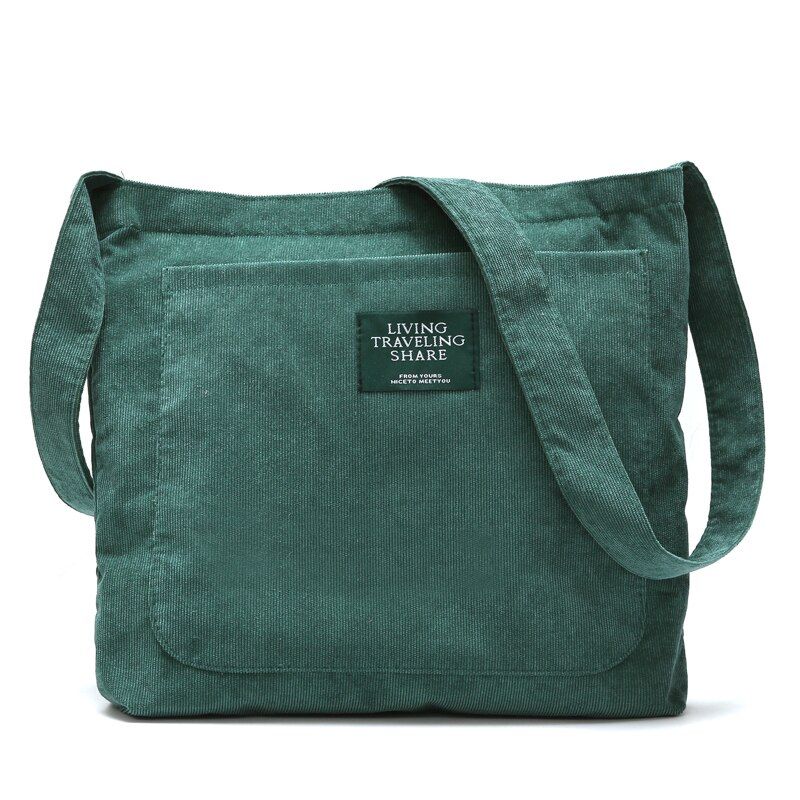 sac en velours côtelé