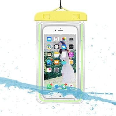 sac étanche pour mobile sous l'eau