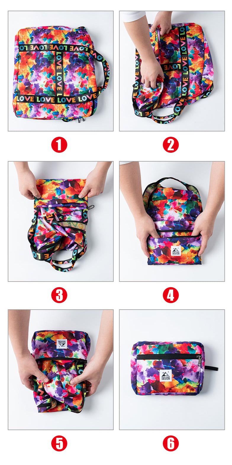 sac Love adapté pour un week-end