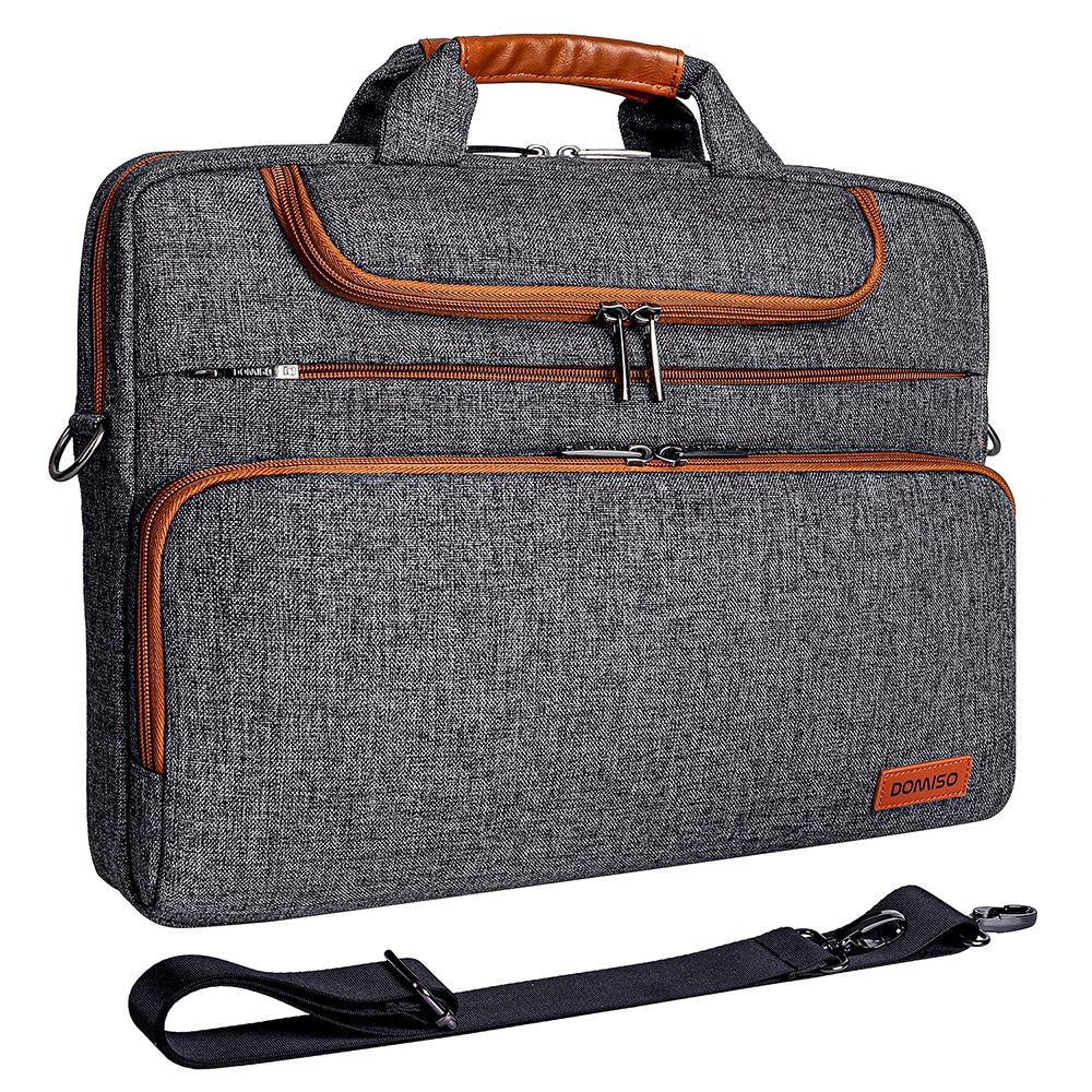 sac multi-usage de style moderne gris pour ordinateur portable avec poignée renforcée