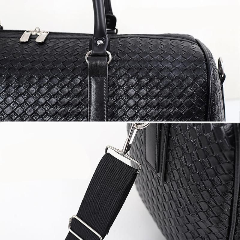 sac noir bandoulière en simili cuir