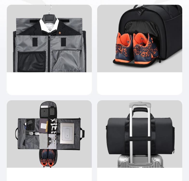sac noir imperméable pour voyager