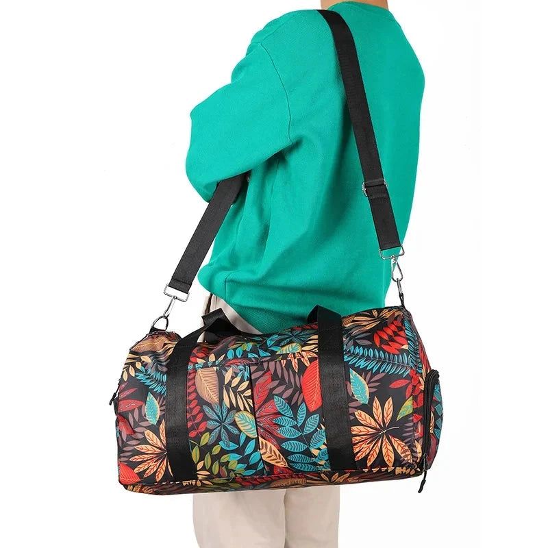 sac polochon florale