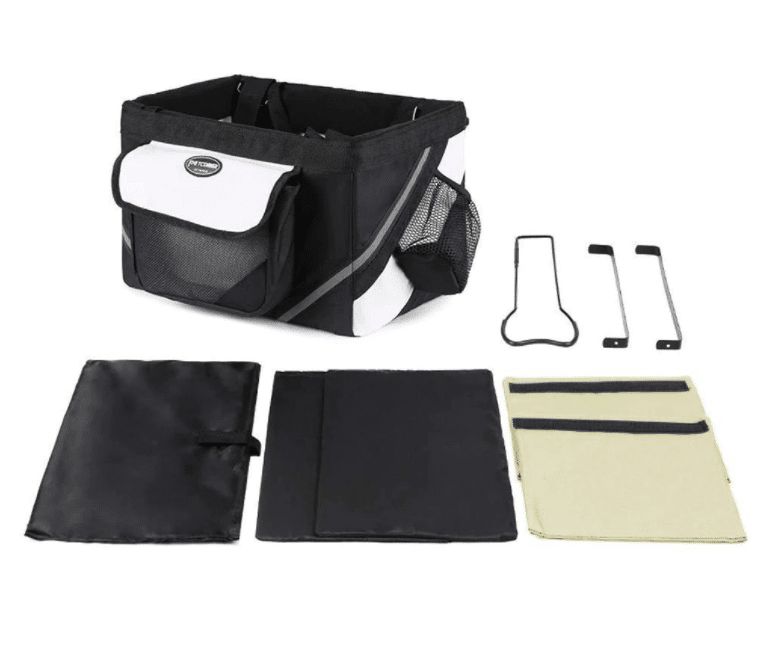 sac pour chien en voyage à vélo