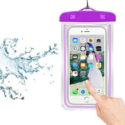 sac pour téléphone étanche avec sangle ajustable