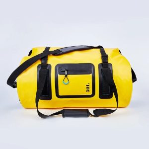 sac sec de voyage étanche jaune 50L