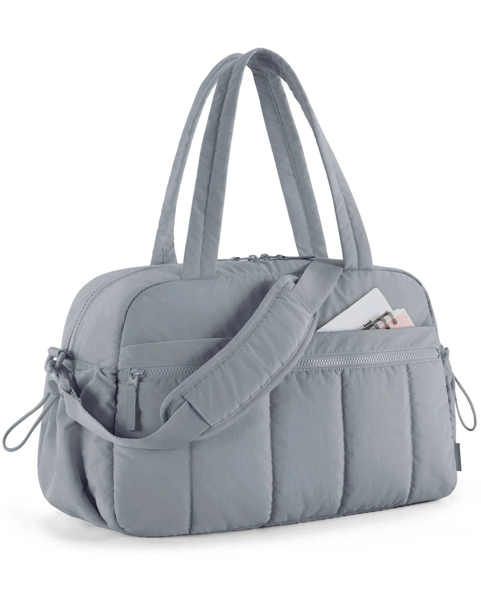 sac week-end en tissu matelassé
