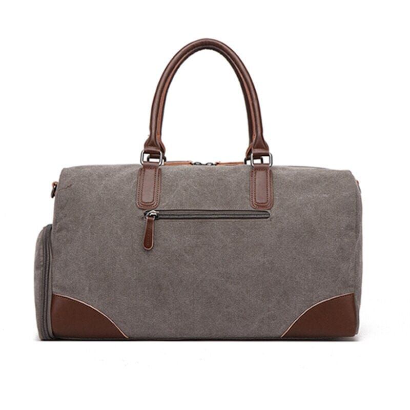 sac week-end en toile vintage