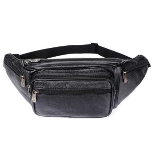 sacoche banane de voyage homme vintage en cuir