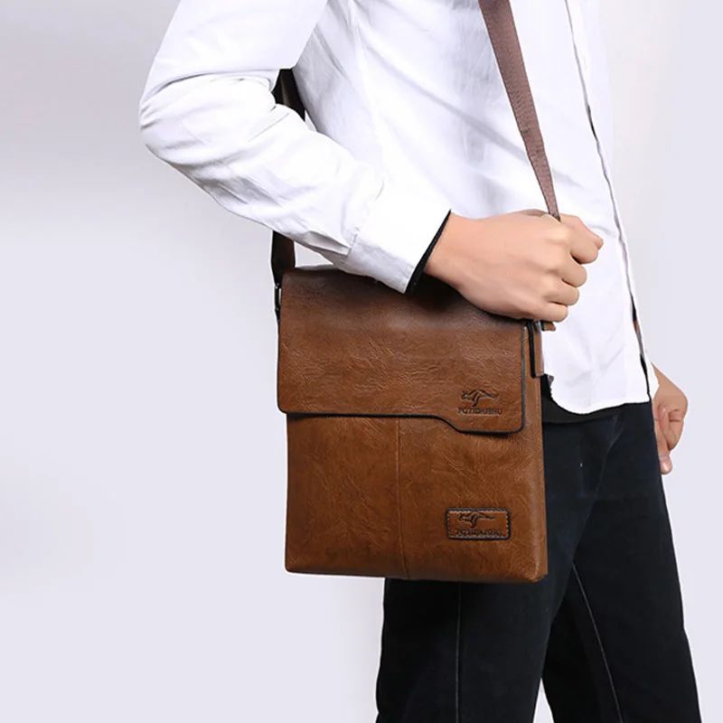 sacoche camel vintage pour homme