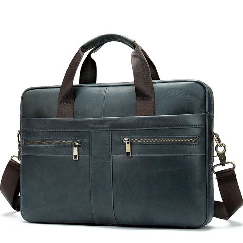 sacoche en cuir homme style rétro