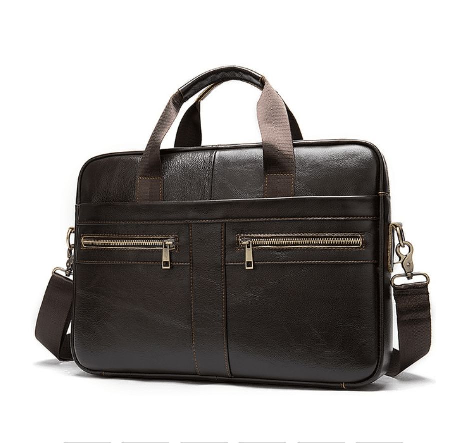 sacoche en cuir pour ordinateur et documents