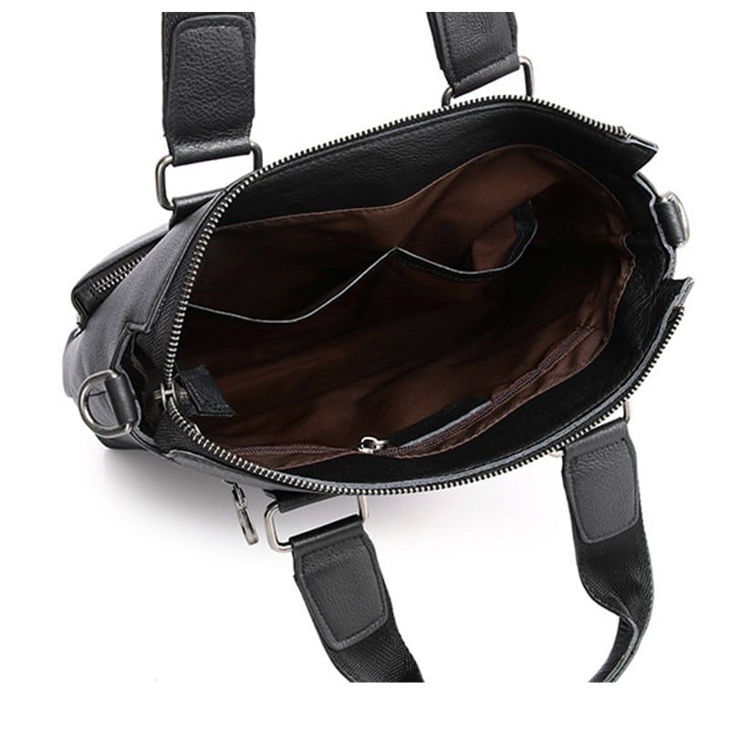 sacoche homme cuir noir