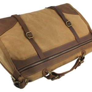 sacs de voyage en toile et cuir pour hommes