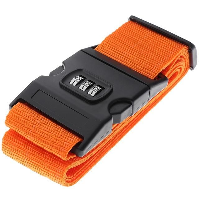 sangle valise safelock orange