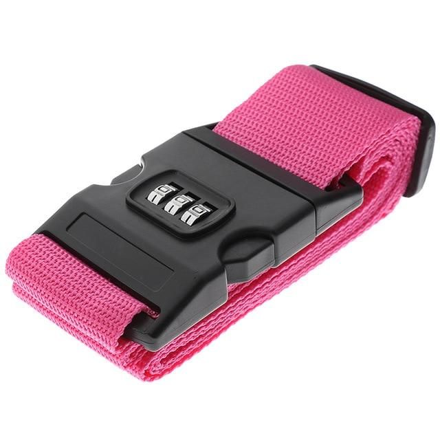 sangle valise safelock rose