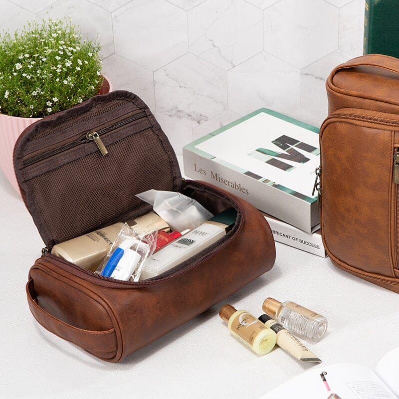 trousse de toilette rétro pour homme et femme