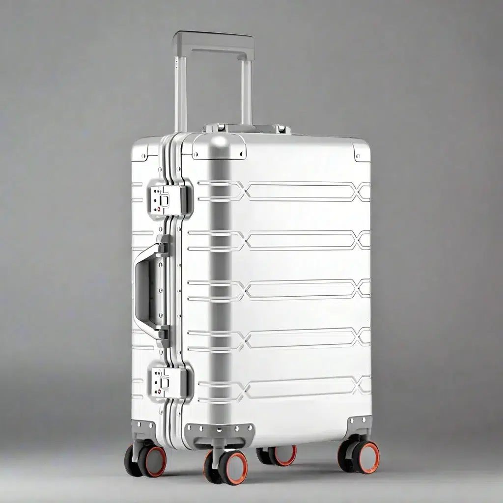 valise cabine robuste en aluminium