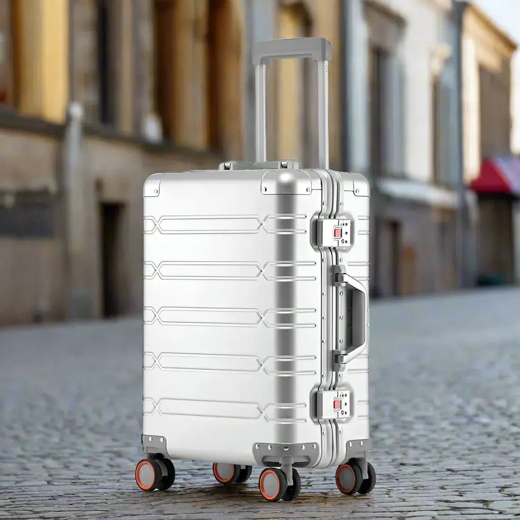 valise légère en aluminium