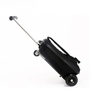 valise trottinette noire imperméable en plastique